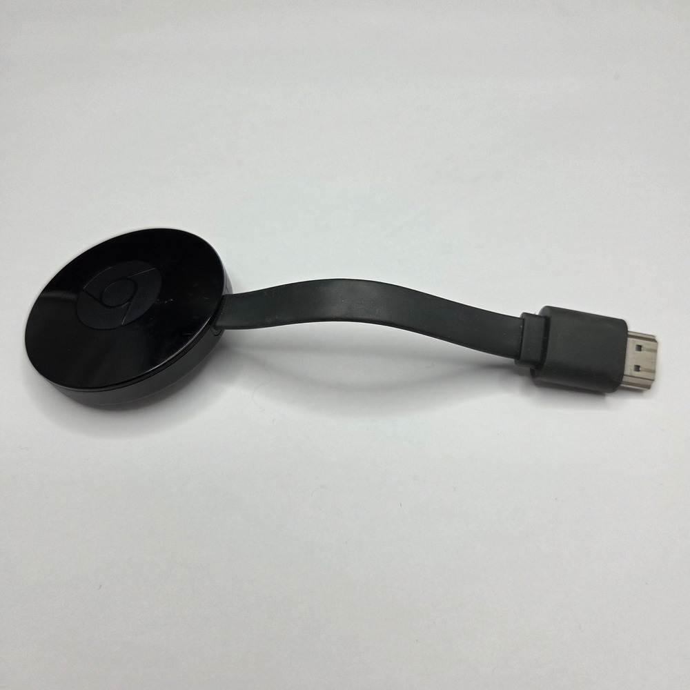 Google Chromecast 2nd Gen Media Streamer NC2-6A5 Black HDMI 1080p Casting Dongle